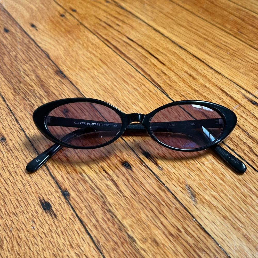 Oliver Peoples Cat Eye Sunglasses with purple lens
